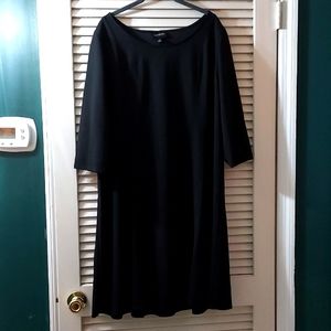 Knee length black dress